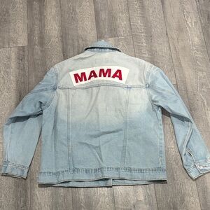 Light Blue Denim Jacket Mama
